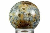 Colorful Polished Marcasite Agate Sphere - Indonesia #330230-1